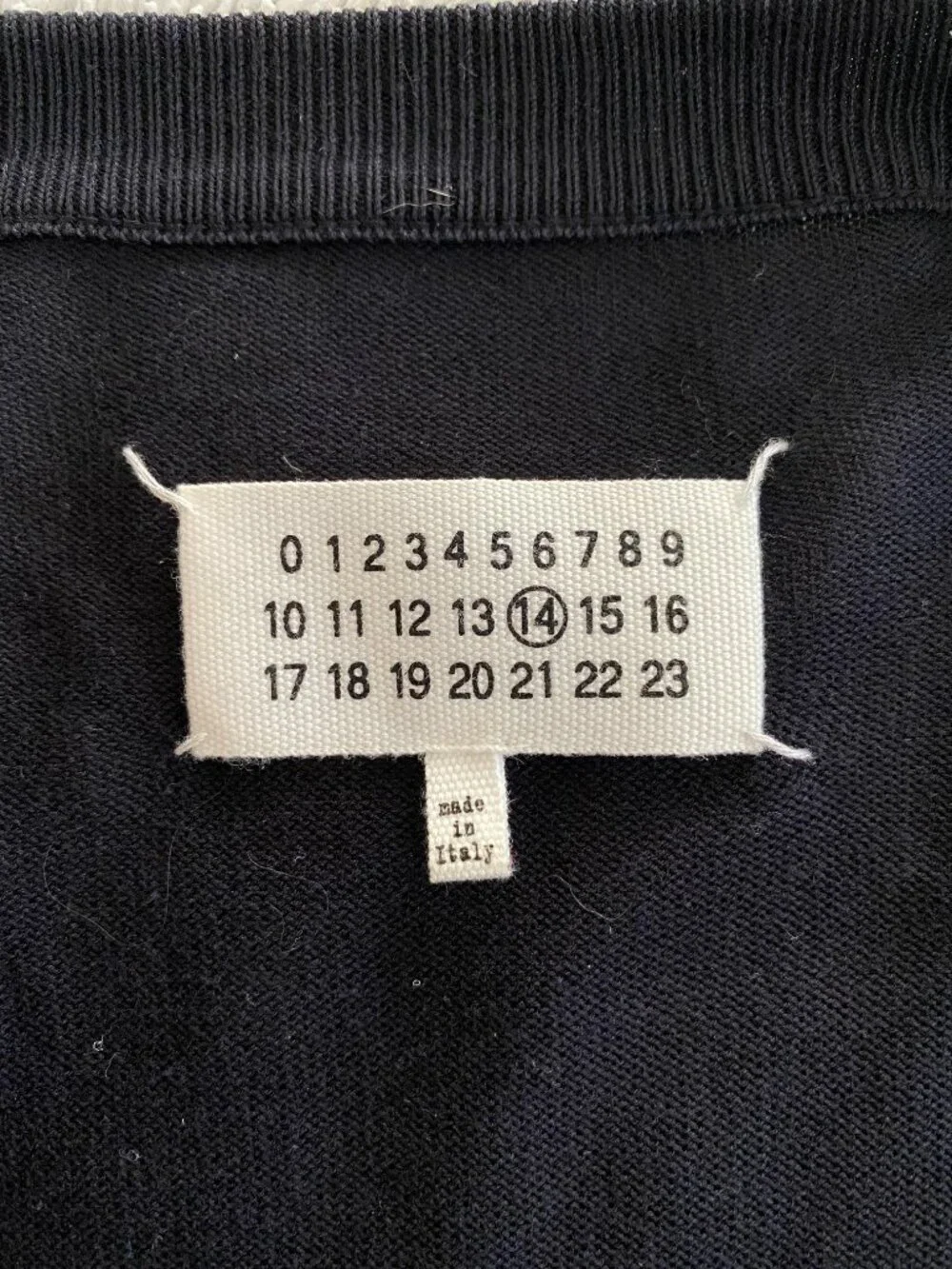 Maison Margiela Elbow Patch Cotton Cardigan